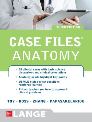 cover image of Case Files Anatomy 3/E